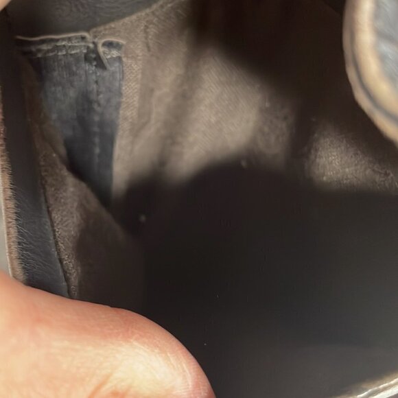 Levi's Faux Leather Distressed Aviator Jacket Pockets Vent Brown Size X Large XL - Picture 8 of 16